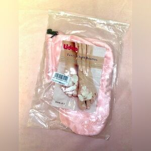 Lidan Pink Terry Cloth Booties for paraffin spa treatments
